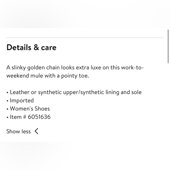 Forever Chain Pointed Toe Mule - Picture 6 of 7